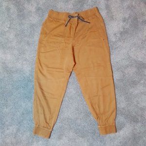 Tommy Hilfiger Khaki Joggers Tan Elastic Waist Utility Pants size M